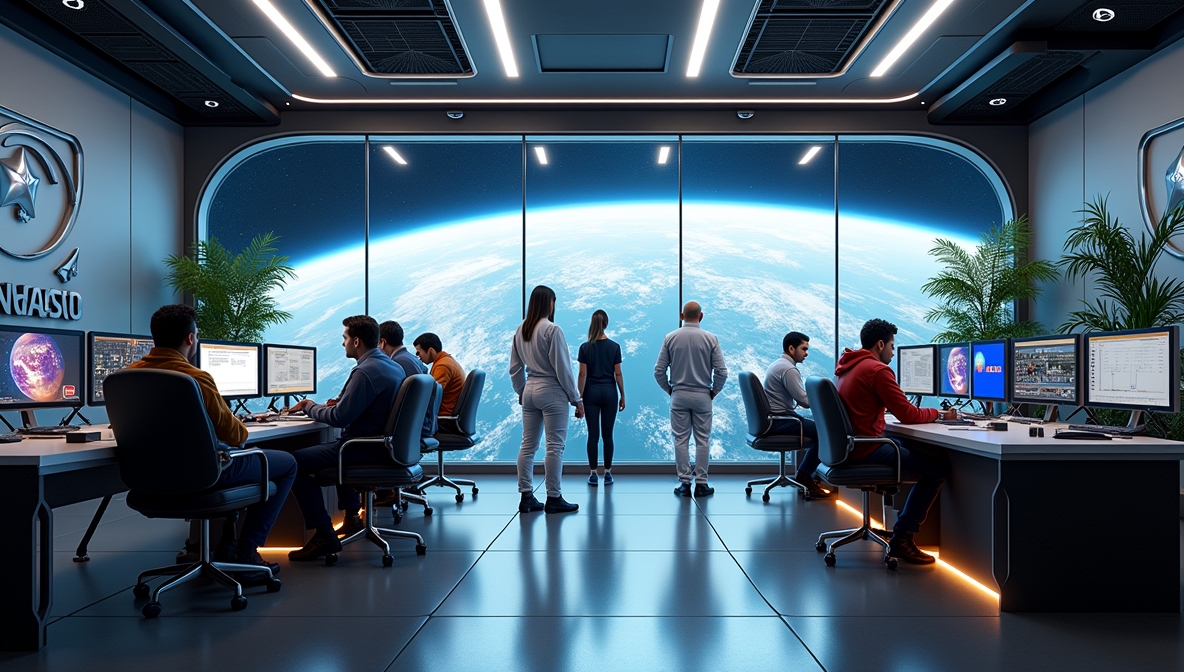 Abstract flowing design representing our organizational philosophy